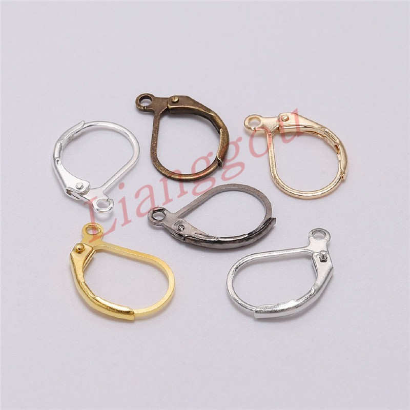 (P3S008) (20Pcs / Lot) 15x10mm Làm Bông Tai Thủ Công