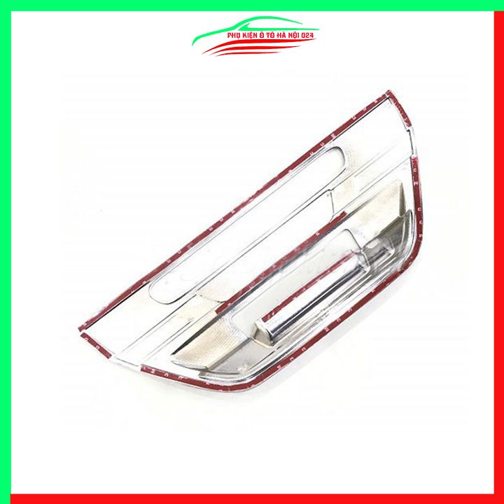 Ốp tay mở cốp mạ Hilux Revo 2016-2021 hai màu đen bạc (mạ crom) trang trí xe chống va đập hiệu quả