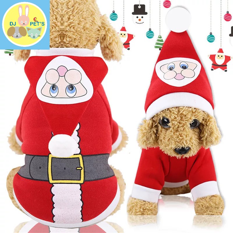 Áo Hoodie Ông Già Noel Cho Thú Cưng