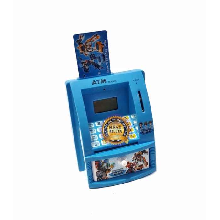 Máy Đếm Tiền Tiết Kiệm Hình Robot Mini Độc Đáo Cho Bé