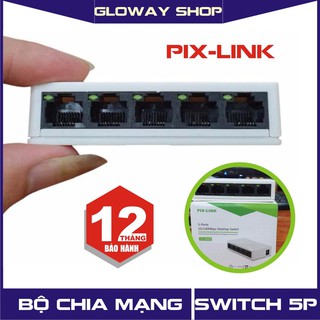 Bộ chia mạng 5 cổng (Switch 5 port) PIX- LINK SW 05 - Hàng chính hãng Bảo hành 12 tháng!