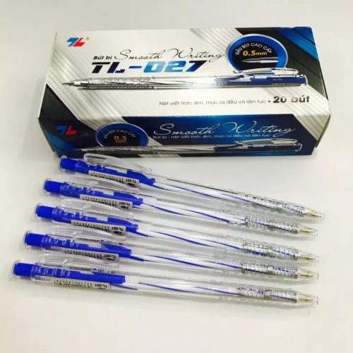 ( 1 Hộp 20 Cây ) Bút Bi TL027 Ngòi 0.5mm Thiên Long Camshop