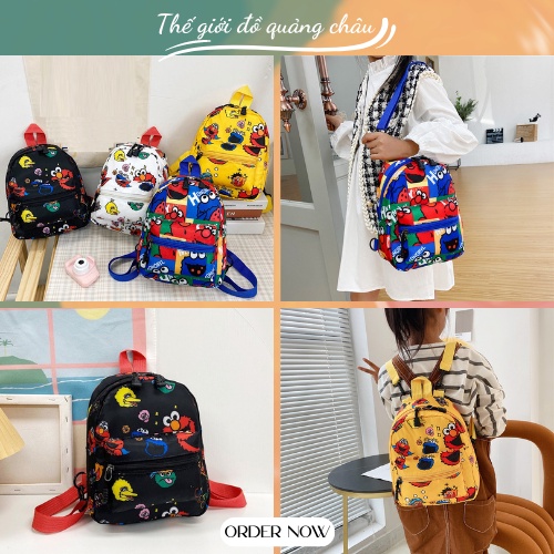 Balo họa tiết mẫu mới dành cho bé, cặp siêu nhẹ, chống thấm nước - Hàng Quảng Châu Cao Cấp (2813)