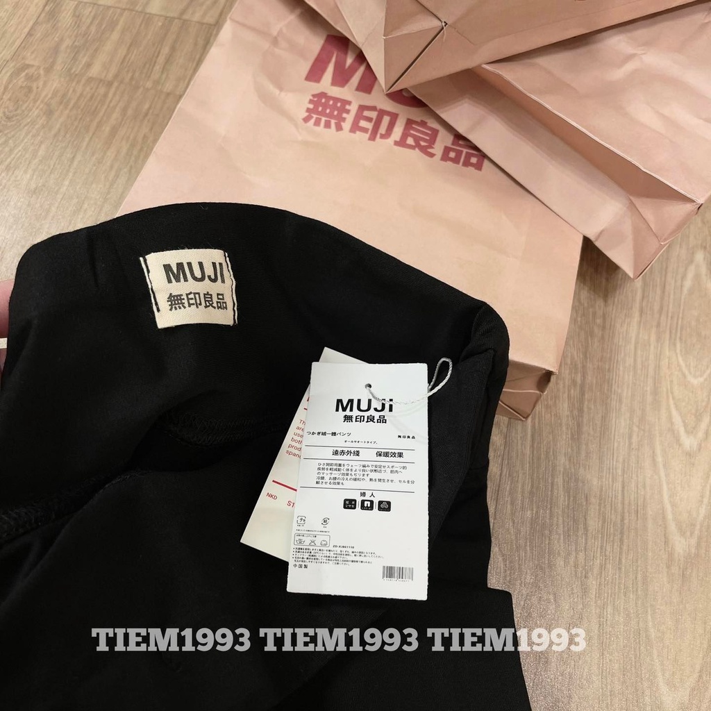 Quần legging MU.J.I dày dặn loại 1 kèm túi giấy và tag - Tiệm 1993 | BigBuy360 - bigbuy360.vn