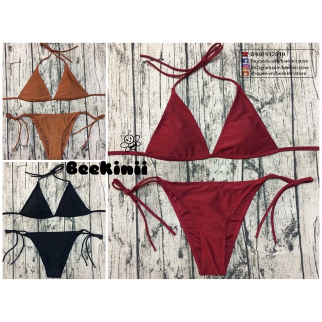 Bikini dáng basic nhiều màu