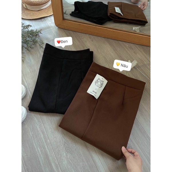 Quần tây ống loe cạp siêu cao khoe dáng phong cách trẻ trung 2M