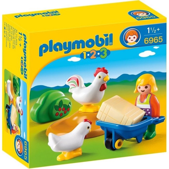 Đồ chơi mô hình Playmobil Farmer's Wife with Hen - Thương hiệu đồ chơi mô hình đến từ Đức
