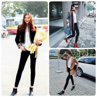 Skinny Jeans đen topshop