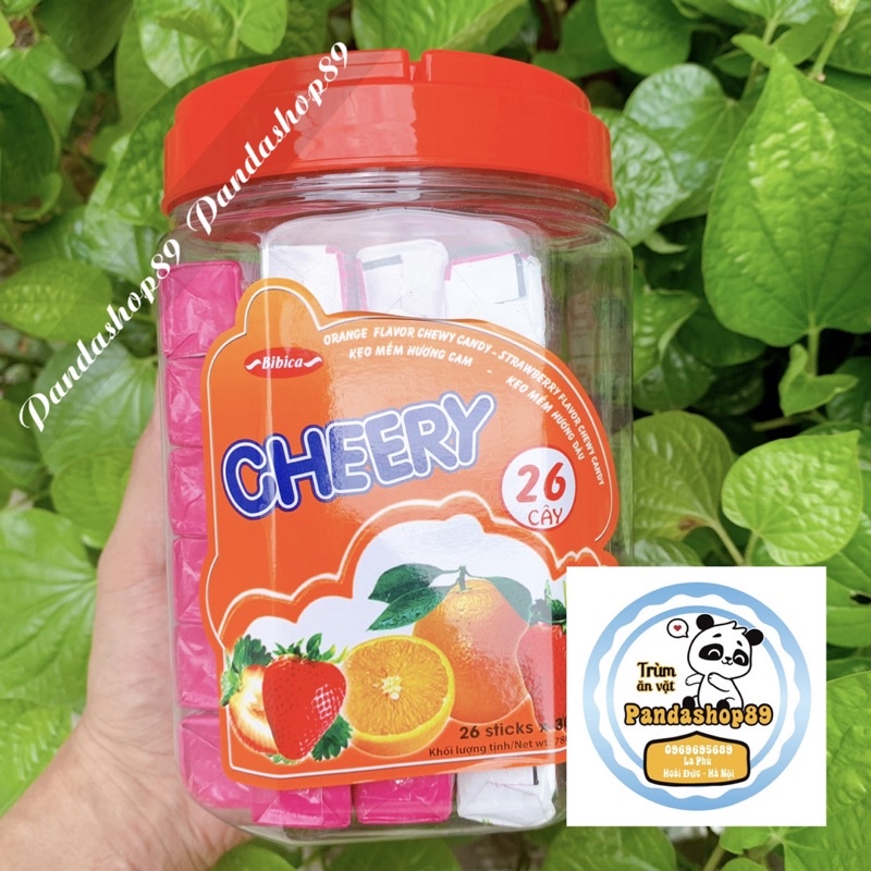 Kẹo mềm hương dâu Cheery  - cây 10 viên