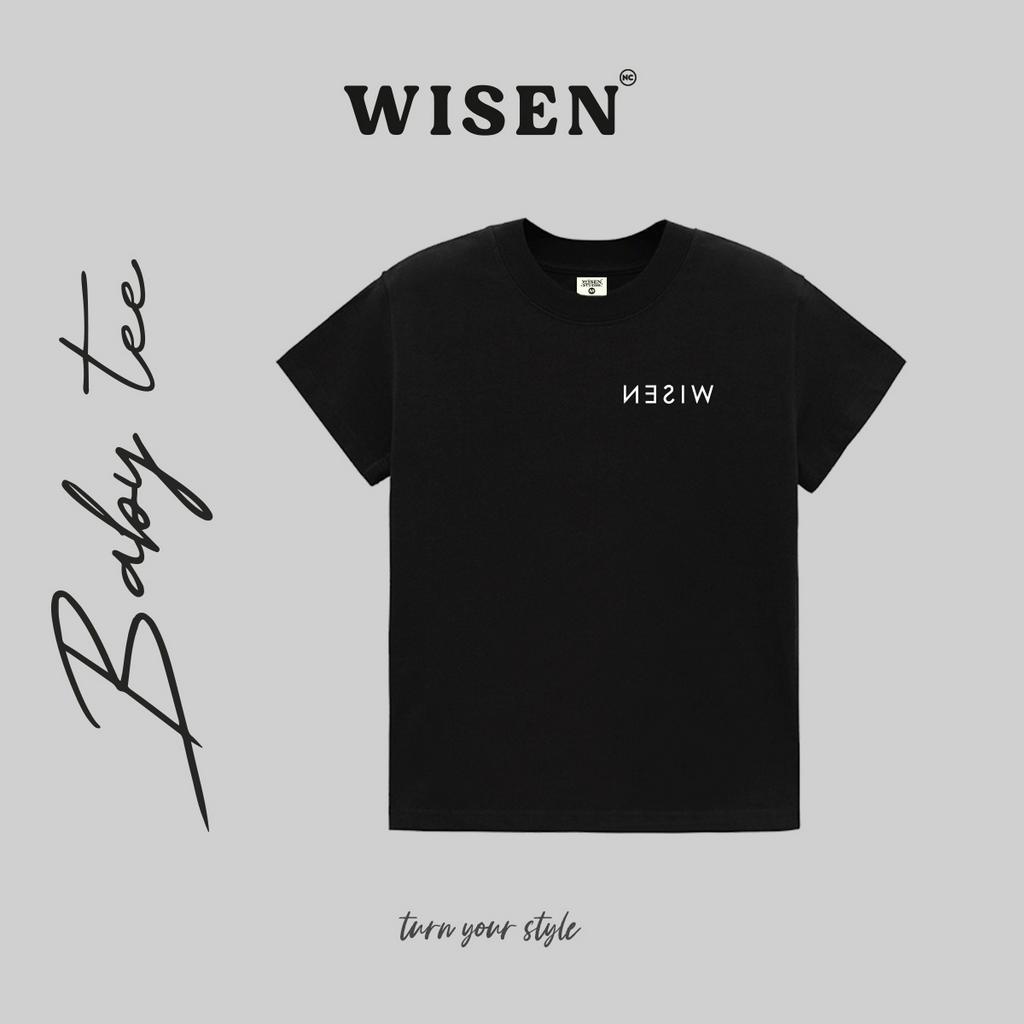 Áo Thun Baby Tee WISEN Phông Unisex Local Brand 100% Cotton Cao Cấp 2 Chiều Mẫu BASIC