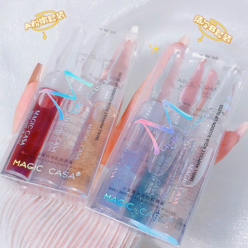 Set son bóng dưỡng môi Magic CaSa