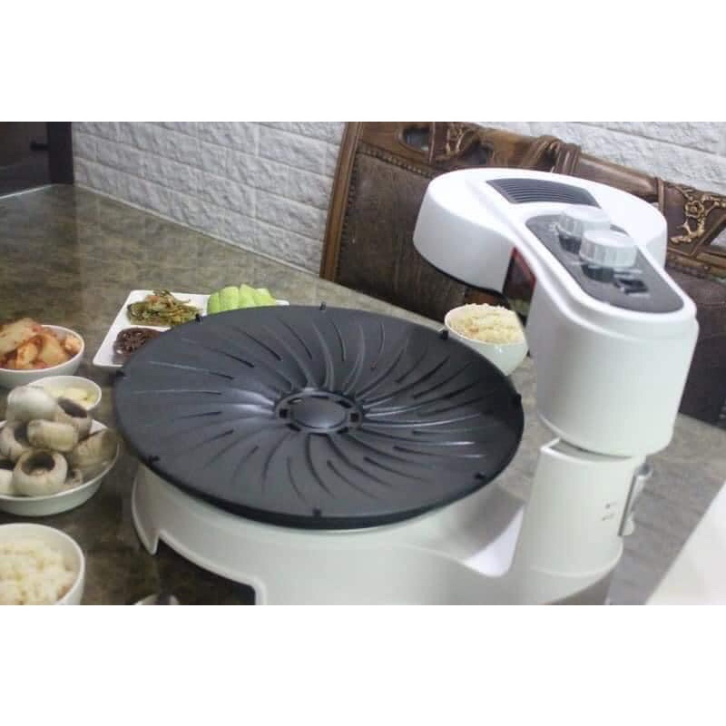 Bếp nướng xoay tròn không khói E-Grill nội địa Đức