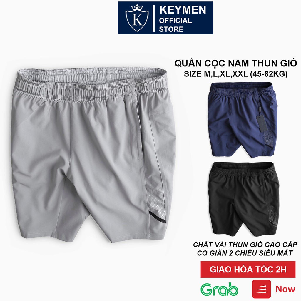 Quần sooc nam, quần đùi nam thể thao vải thun gió co giãn cao cấp giá rẻ mát mẻ mặc đi chơi, đi biển cực đẹp H