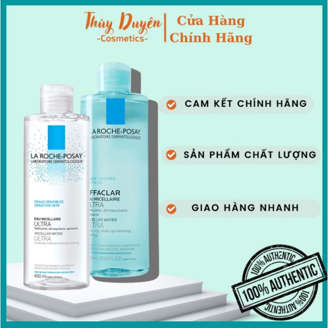 Nước tẩy trang La roche Posay cho da nhạy cảm 400ml