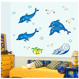 Combo 7 decal dán tường cho bé