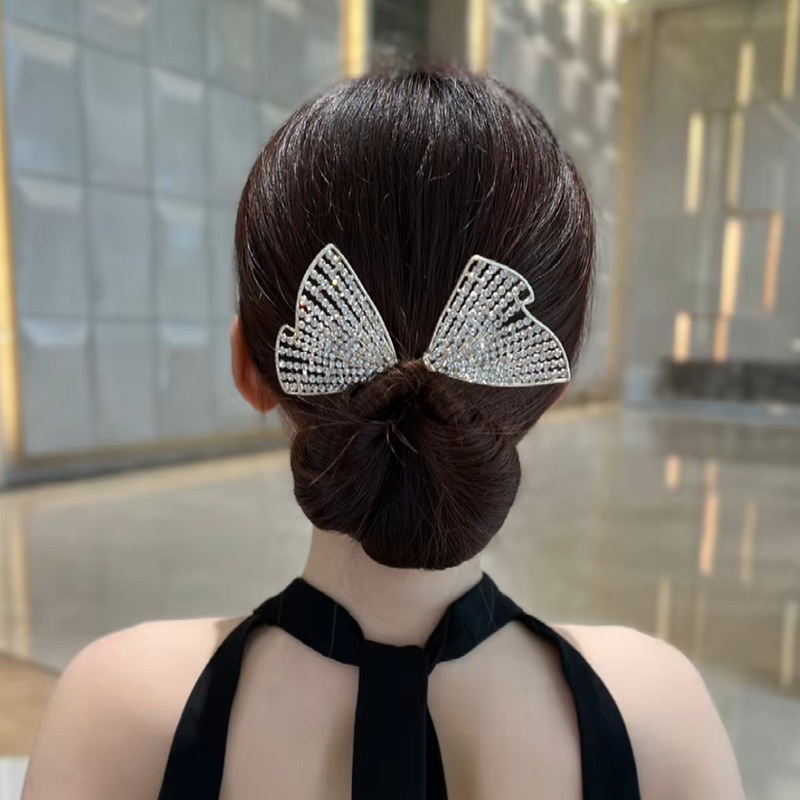 Máy Uốn Tóc Đính Đá Kim Cương Giả Sang Trọng Cho Nữ DIY