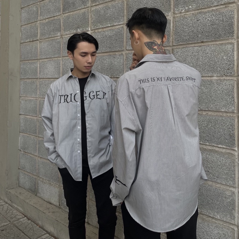 Áo sơ mi sọc TRIGGER SHIRT ( Chính hãng )