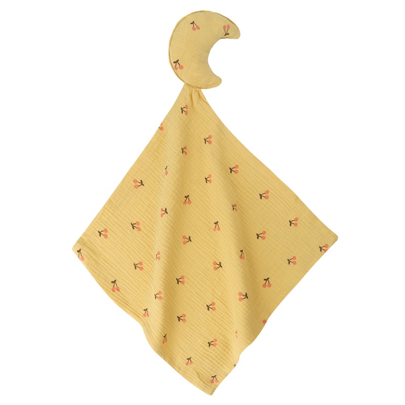 Khăn Lau Mềm Mịn Hình Mặt Trăng Dễ Thương Dành Cho Bé