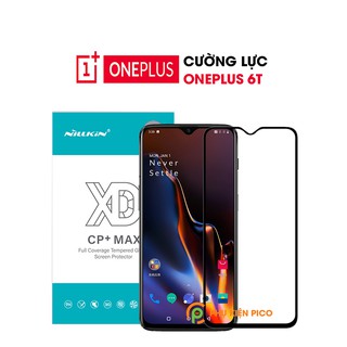 Cường lực Oneplus 6t chính hãng Nillkin - Kính cường lực Oneplus 6t Nillkin XD CP+MAX full màn hình độ cứng 9H