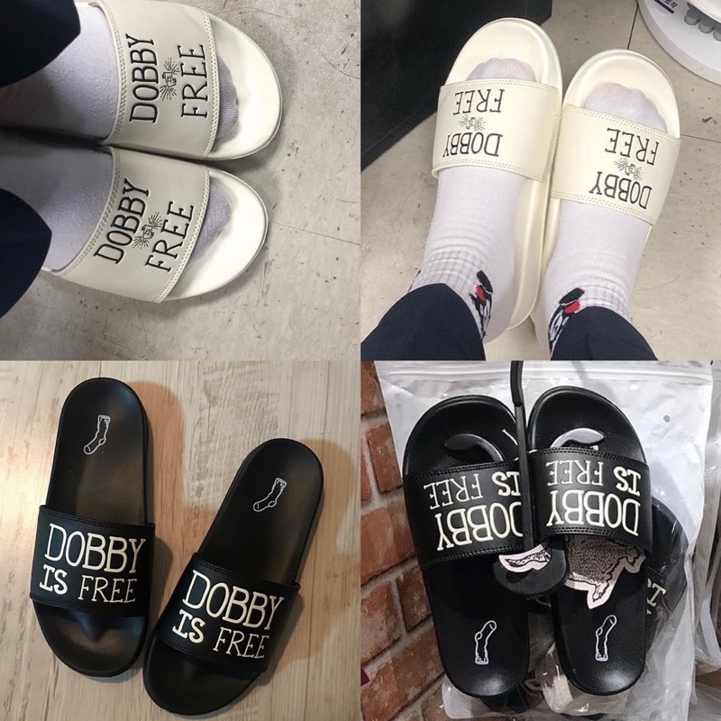 Có sẵn - Dép SPAO DOBBY IS FREE