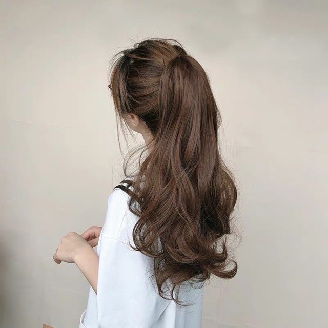 Tóc giả nữ đẹp ❤️FREESHIP❤️ Tóc giả ngoặm xoăn lửng đuôi B103