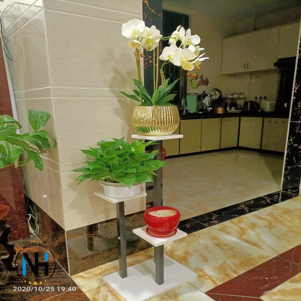 Kệ trang trí HOLI (CH02) để chậu hoa kệ để cây cảnh phòng khách, ban công, hành lang.