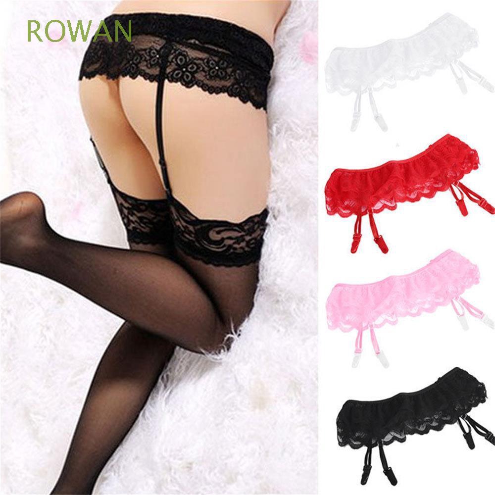 Vớ ren lưới cao quá gối và đai nịt quyến rũ dành cho nữ
