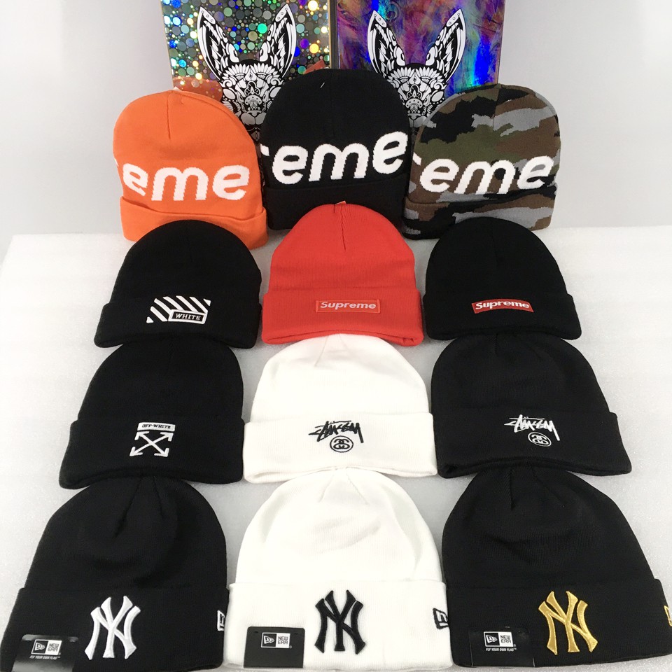 Mũ Len Supreme & NY & Stussy