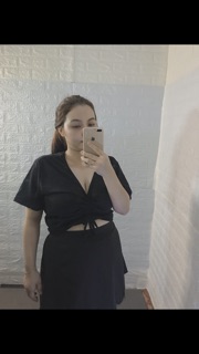 Áo croptop rút dây bigsize