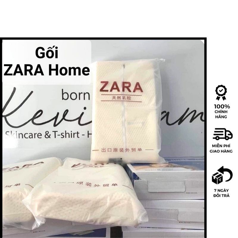 Gối Cao Su Non Zara Home Kháng Khuẩn Êm Ái