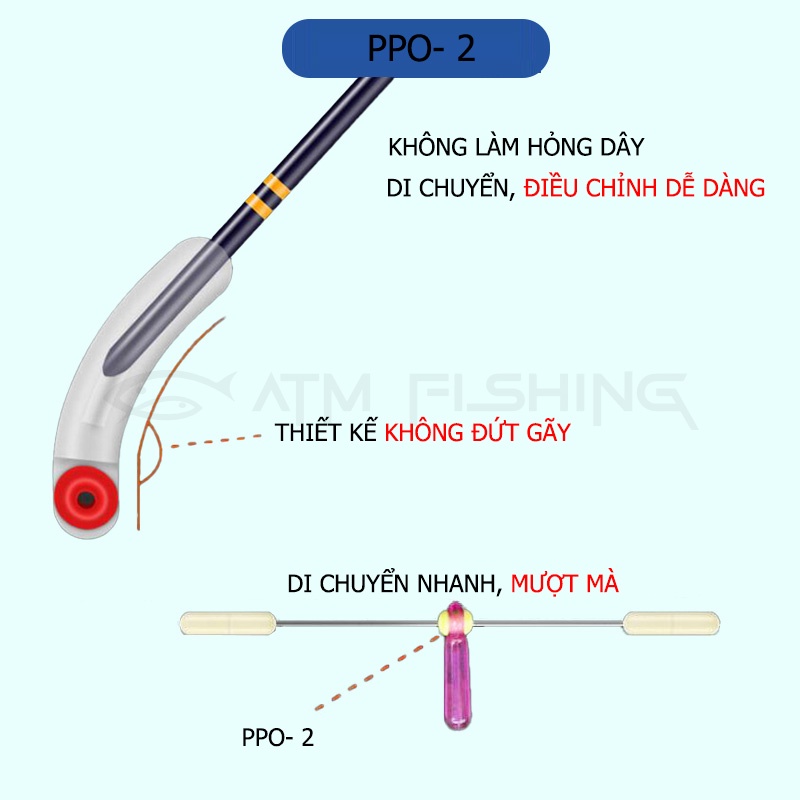 Set 10 chân cắm phao silicon cao cấp