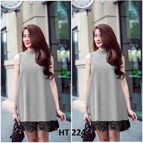 ĐẦM SUÔNG CỔ TRỤ PHỐI REN