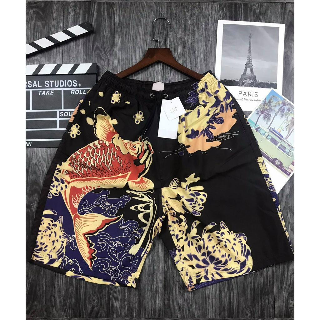 Quần đùi nam, quần ngắn vải mềm mát, in nhiều họa tiết trẻ trung cá tính MANZO QL01