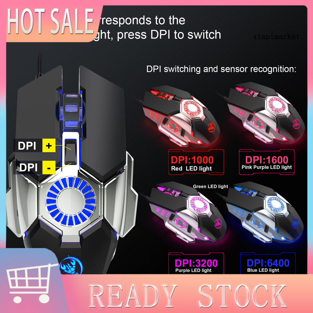 Chuột Gaming Hxsj J700 Quang Học Có Dây