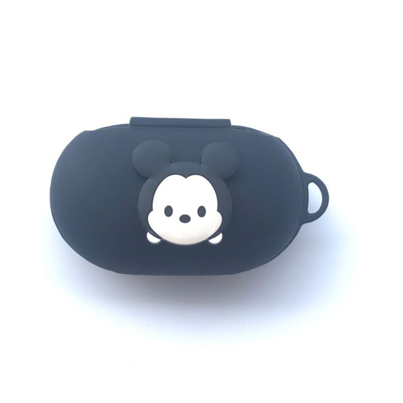 Vỏ bọc bảo vệ hộp sạc tai nghe bằng silicon xinh xắn + dây đeo cho Samsung Galaxy Buds