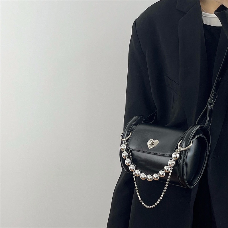 Túi Đeo Chéo Mini Đính Hạt Phong Cách Harajuku Thời Trang Mùa Hè Cho Nữ
