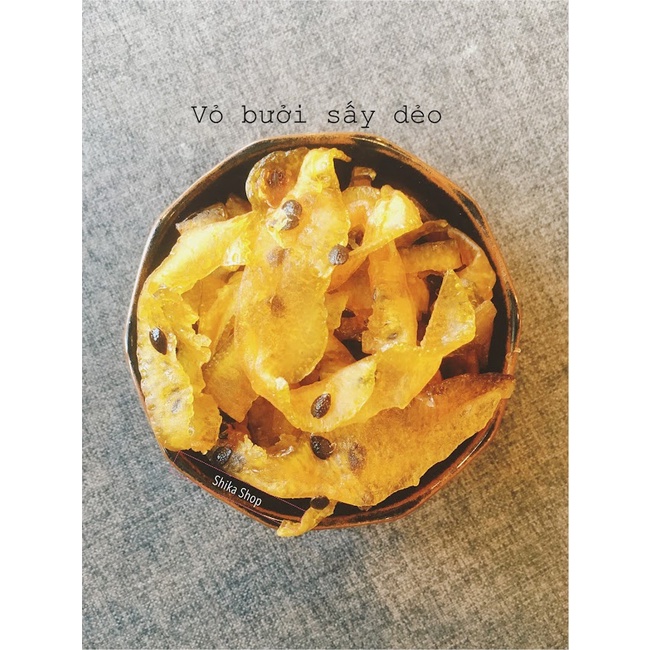 VỎ BƯỞI SẤY DẺO ĂN VẶT - ĂN KIÊNG GIẢM CÂN DAS, LOWCARB, KETO