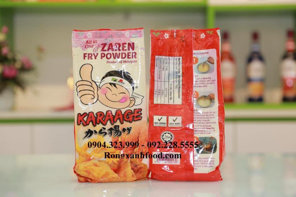 BỘT CHIÊN KARAAGE GIÒN XÙ 500g - Rồng Xanh Foods