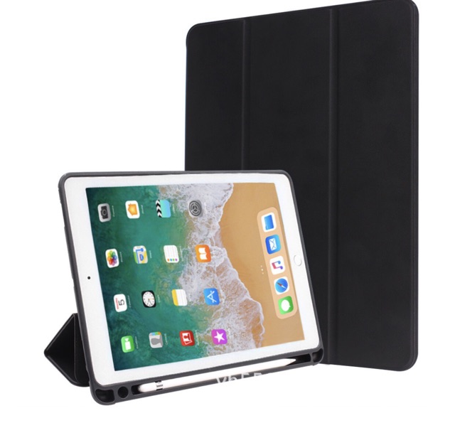 Bao da ipad pro 10.5/air 3/air 4/gen 7/8 có khe đựng pen NoBrand