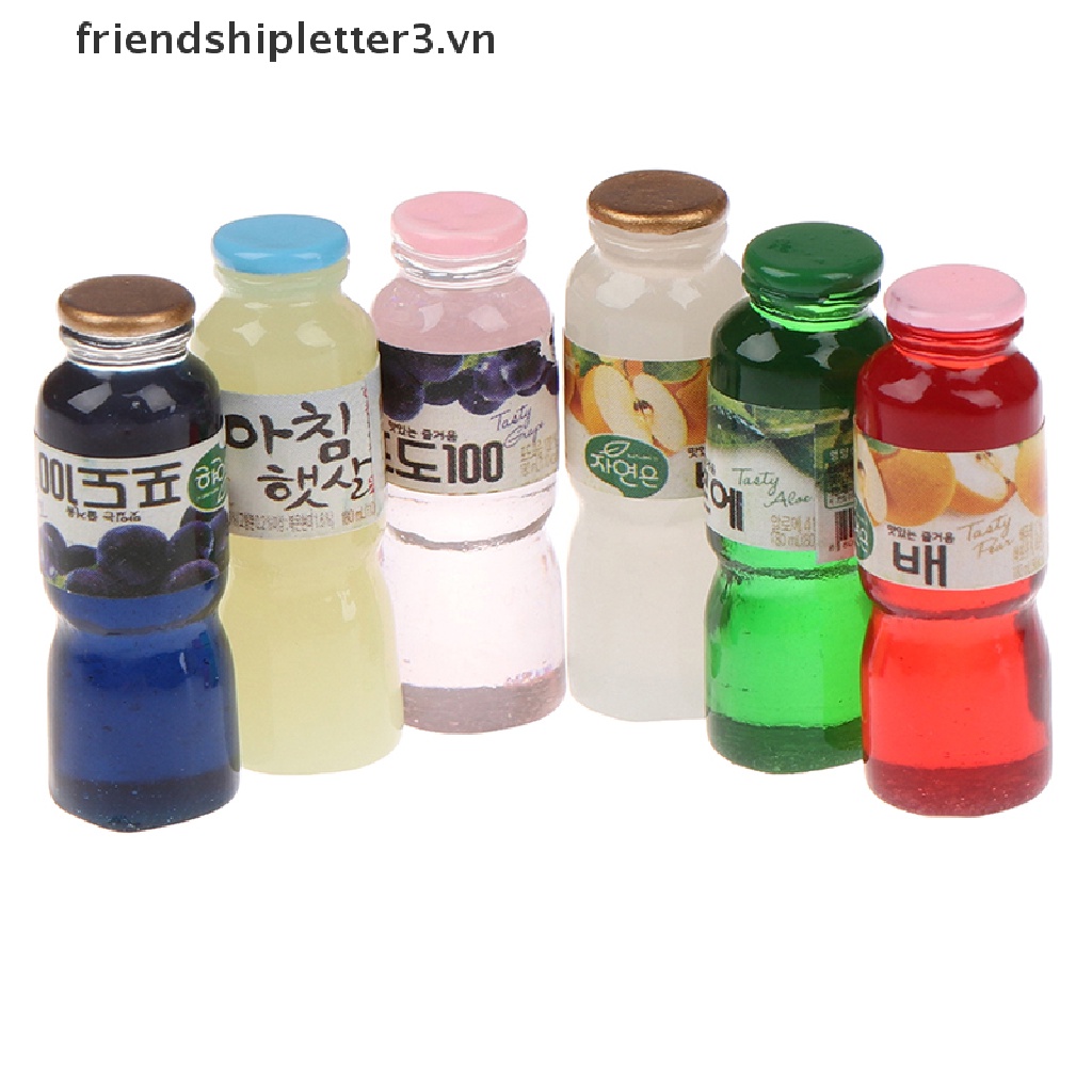 Set 5 Bình Nước Mini Tỉ Lệ 1: 12 Cho Búp Bê