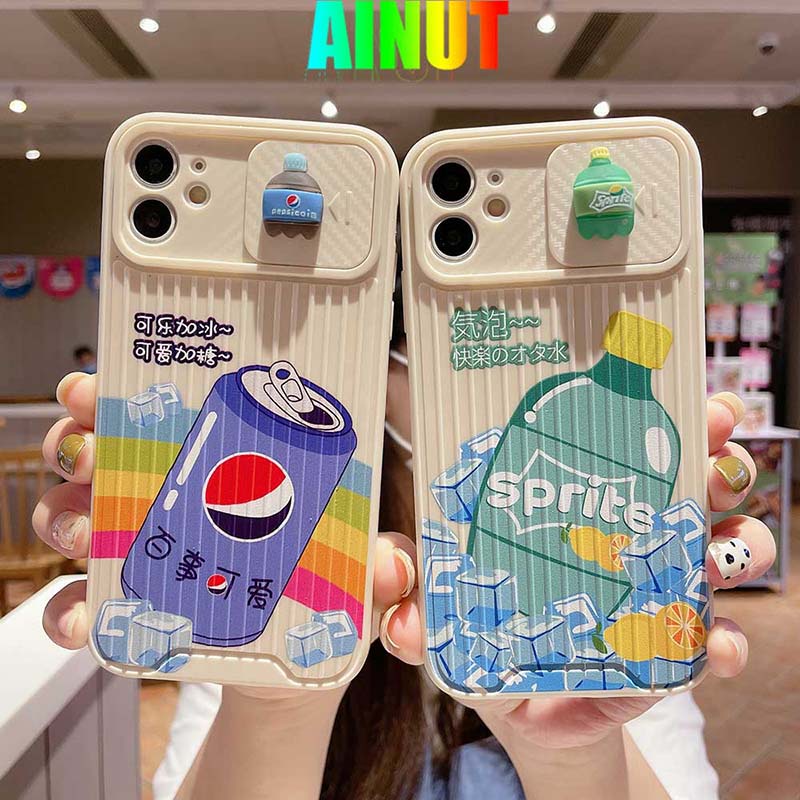 Ốp Điện Thoại TPU Silicon Mềm Chống Bụi Chống Sốc Có Cửa Sổ 3D Cho iPhone 8 Plus X XS XR XSMax 11 12 Pro Max