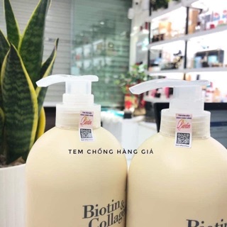 [Chính hãng] Cặp dầu gội xả Biotin & collagen 1000ml siêu hot