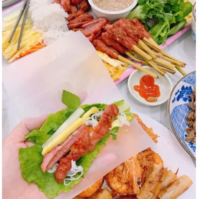 nem lụi Huế kèm sốt chấm cực ngon - DTFoods(CHUYÊN SỈ)