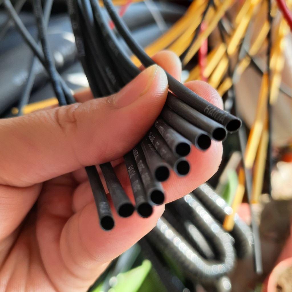 10 Dây Co Nhiệt chuyên dùng nối dây điện các cỡ 1mm 2mm 3mm 4mm nhiều màu