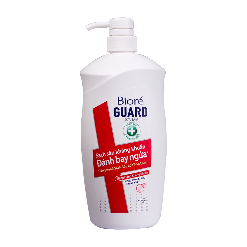 Sữa tắm sạch sâu kháng khuẩn Biore Guard năng động kháng khuẩn 800ml