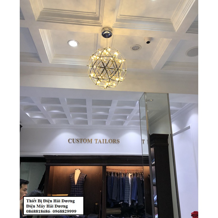 Đèn thả cầu sao hiện đại, sang trọng phi 400mm - 42 bóng led - Bảo hành 12 tháng