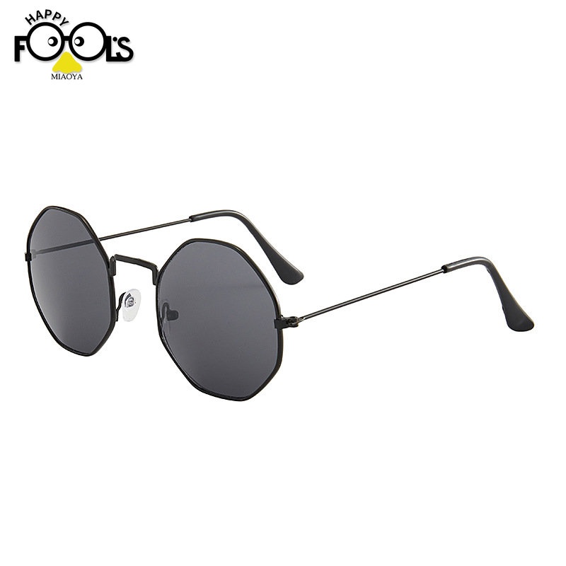 Kính Mát Hình Bát Giác Nhiều Màu Sắc Phong Cách Nhật Hàn Dễ Thương Phổ Biến INS Tròng Kính Cùng Màu Dành Cho Học Sinh