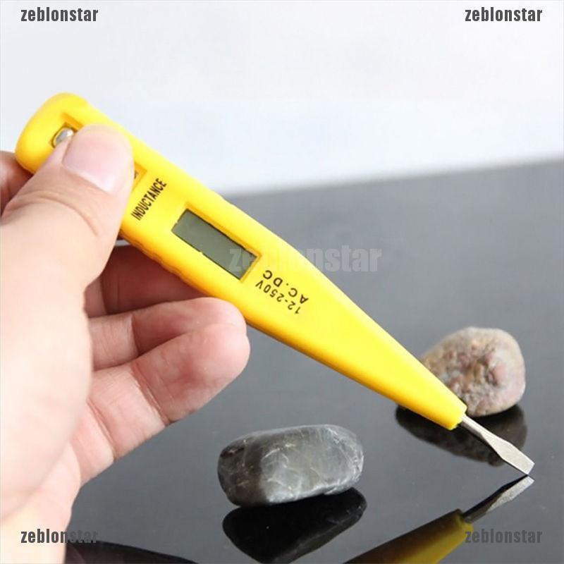 ❤Bút Thử Điện Với Màn Hình Kỹ Thuật Số 12-240v LJ