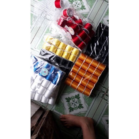 Chun cước xâu vòng các màu cuộn 60 mét