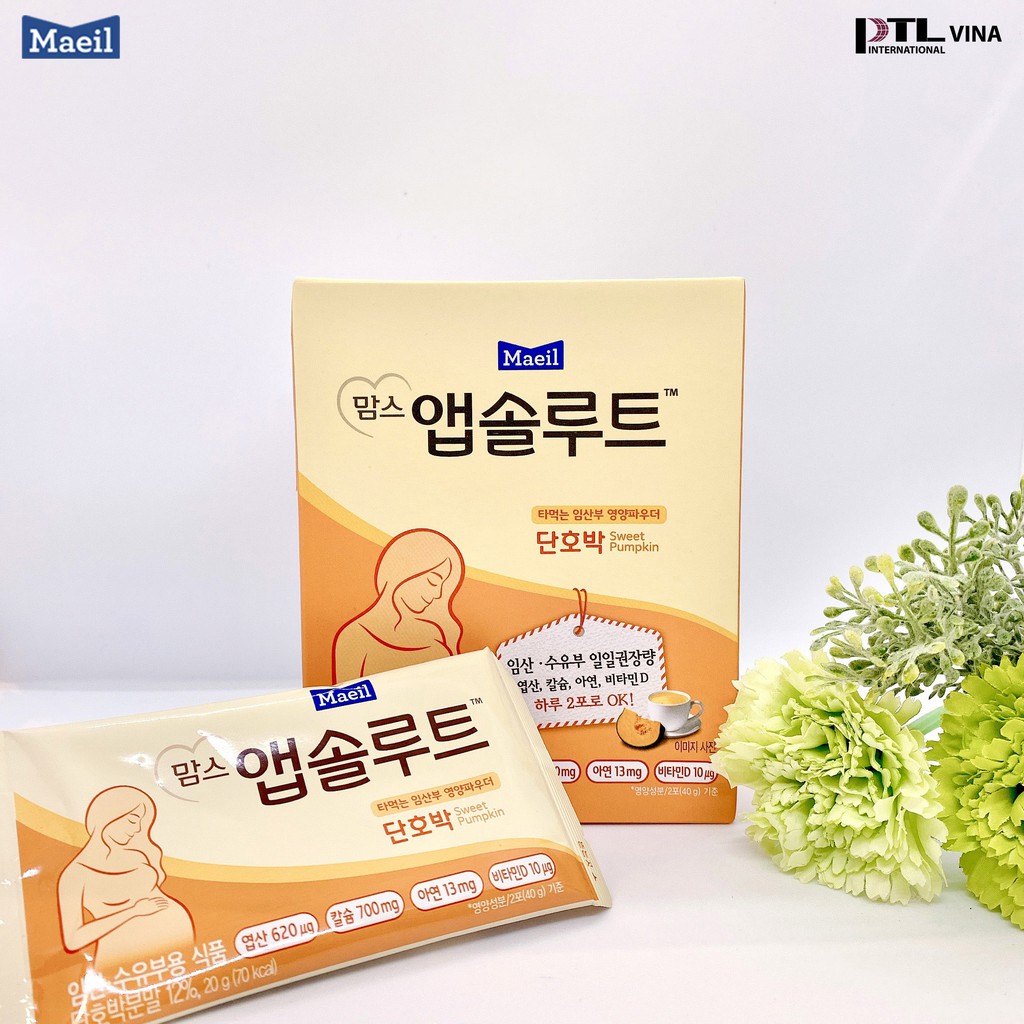 Sữa Bầu Mom’s Absolute Hàn Quốc Maeil (10 Gói x 20gr)